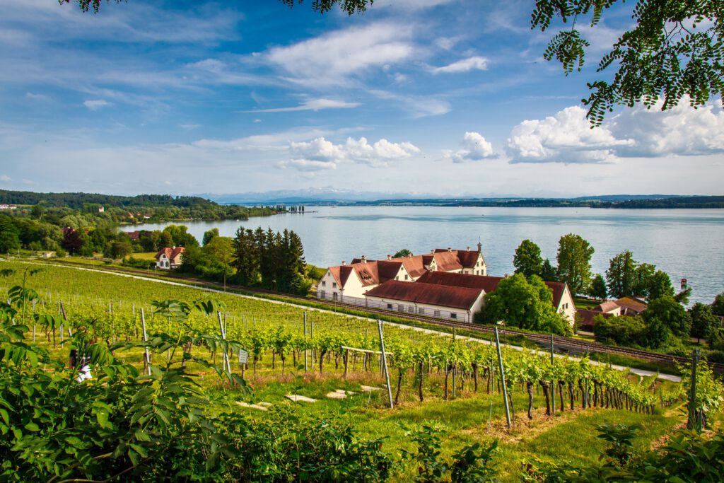 lake constance, the monastery of birnau, water