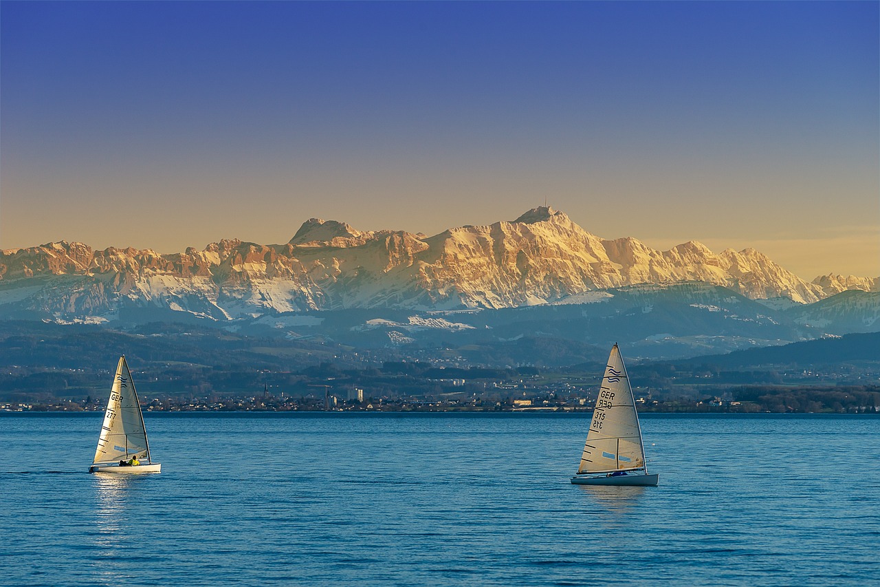 Der Bodensee bietet zahlreiche atemberaubende Kulissen