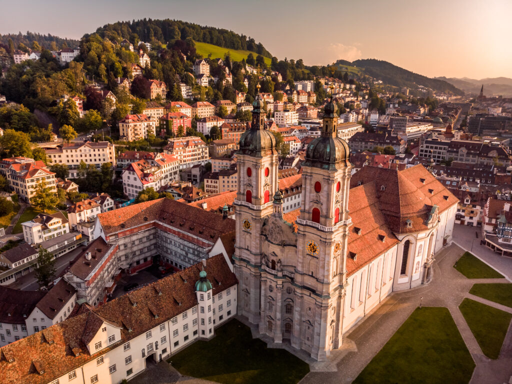 Luftaufnahme von St. Gallen