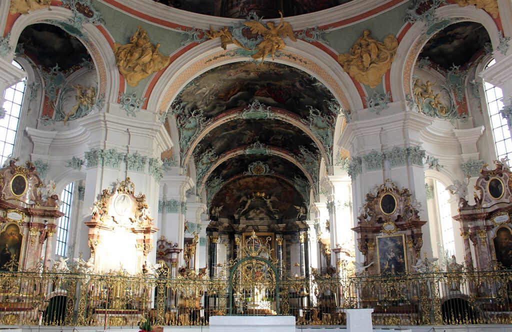 cathedral st gallen, collegiate church, chancel