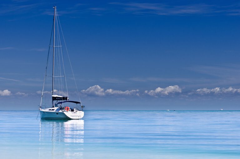 blue, ocean, yacht